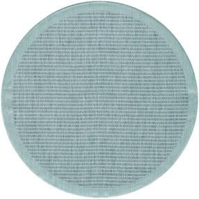 Kilimas lauko terasoms Ayyildiz Giza 1410, mėlyna sp., 160 cm x 160 cm