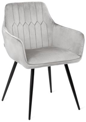 Ēdamistabas krēsls Homla Etienne Basic 847337, matēts, gaiši pelēka krās., 56 cm x 61 cm x 86 cm
