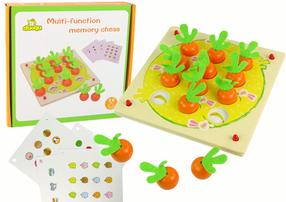 Игра форм и памяти Multifunction Memory Chess, 2 см, желтый цв./oранжевый цв., 13 шт.
