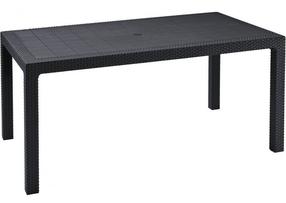Lauko stalas Keter Melody, pilka sp., 160 cm x 94 cm x 74 cm