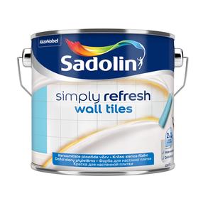 Värv, seinale/ Sadolin Simply Refresh, poolmatt, 2.5 l, valge v.