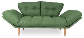 Sofa-lova Hanah Home 3-Seat Nina Daybed GR106, žalia sp., 120 x 60 cm x 40 cm