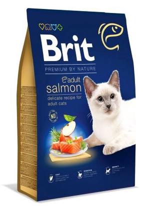 Sausā kaķu barība Brit Premium Adult Salmon, lasis, 8 kg
