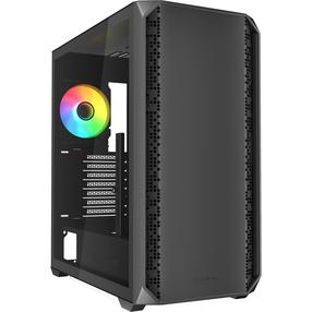 Datora korpuss Sharkoon AK2 RGB, melna krās.