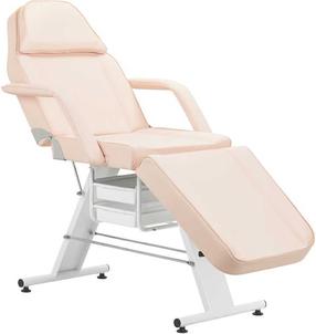 Massaažilaud ActivEshop Basic 202, 180 cm, valge v./roosa v.