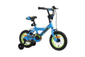 Bērnu velosipēds ar papildus riteņiem, bērnu Quurio J24Y017, zila krās., 12"