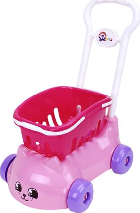 Игрушки для магазина, корзина товары Technok 7587, розовый цв.