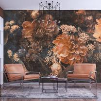 Fototapetas Artgeist Retro Flowers, 210 cm x 210 cm