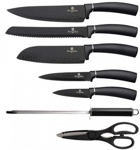 Virtuvinių peilių komplektas Berlinger Haus Carbon Pro BH-2685, 8 vnt.