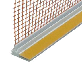 Profilis Caparol for windows with net, 2400 mm x 10 mm x 10 mm
