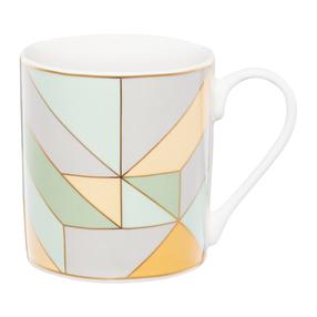 Puodelis Ambition Geometric Pastel, įvairių spalvų, 0.38 l
