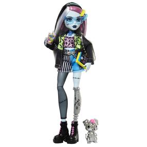 Кукла с аксессуарами Mattel Monster High Frankie Stein HXH73, 30 см, черный цв.