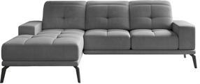 Kampinė sofa Torrense Monolith 84, pilka sp., kairinė, 175 x 265 cm x 98 cm