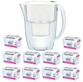Veefiltrid, kassettidega Aquaphor Amethyst B25 + Maxfor, 2.8 l, läbipaistev v./valge v., 11 tk