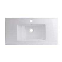 Vonios praustuvas Futura ACB7610, keramika, 90 cm x 50 cm x 18 cm, balta sp.