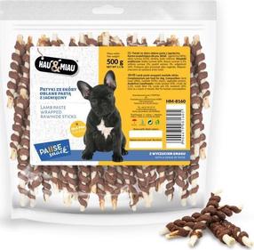 Skanėstas šunims Hau&Miau Snack HM-8160, ėriena, 0.5 kg