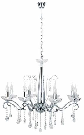 Krištolinis sietynas lubų Spot-Light Alessa, E14, 8 x 40 W