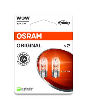 Автомобильная лампочка Osram 2821-2BL, накаливания, прозрачный цв., 12 В