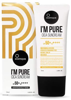 Kremas įdegio priežiūrai Suntique I'm Pure Cica SPF50+, 50 ml