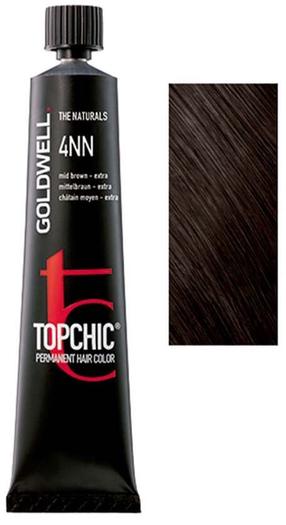Juuksevärv Goldwell Topchic, medium brown, 4NN, 60 ml