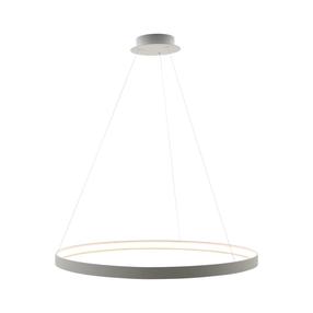 Lampa griesti Zuma Line Circle LA0717/1-WH, LED, 3000 °K, 1 x 70 W, balta krās. / balta krās.