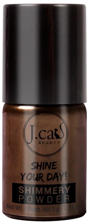 Highlighter J.Cat Beauty Shine Your Day! Shimmery Powder, 107 dark wood, 3 g