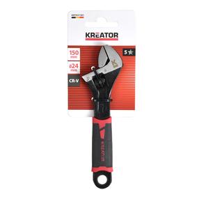 Reguliuojamas veržliaraktis Kreator KRTH31301, 150 mm, 1 - 24 mm