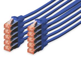 Tinklo kabelis Assmann RJ-45 8P8C, RJ-45 8P8C, 25 m, mėlyna