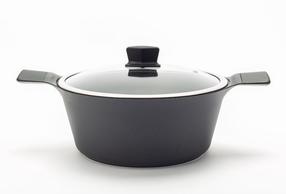 Puodas Zyle ZY3024PT, Ø24 cm, 4 l, juoda sp.