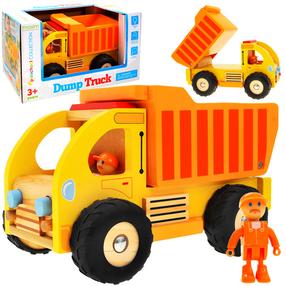 Žaislinis savivartis Dump Truck, geltona sp.