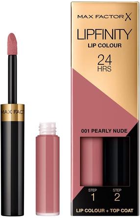 Lūpu krāsa Max Factor Lipfinity 24HRS, 4.2 g, 001 pearly nude