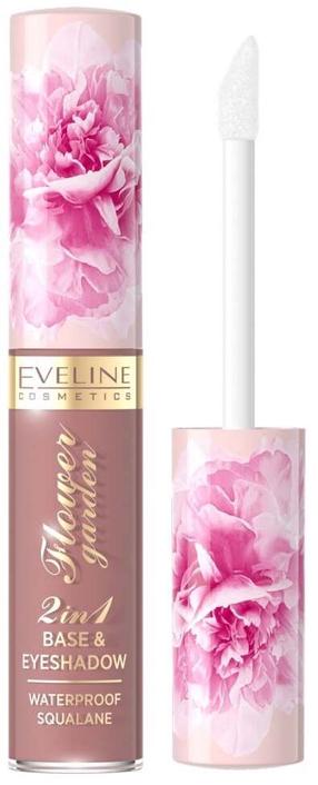 Тени для век Eveline Flower Garden, 6.5 мл, коричневый цв. 1