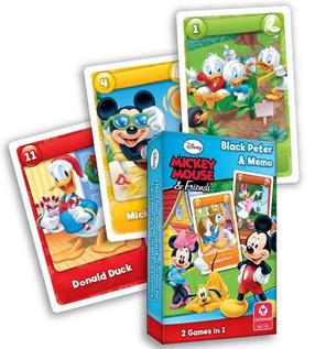 Galda spēļu komplekts Cartamundi Mickey Mouse Black Peter & Memo 1289000742, EN