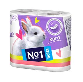 Tualettpaber Bella No1, 2 kiht, 4 tk