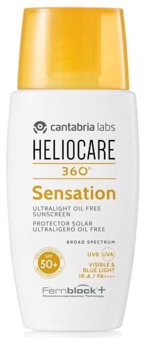 Kremas įdegio priežiūrai veidui Heliocare 360º Sensation SPF50+, 50 ml