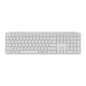 Belaidė kompiuterio klaviatūra Keychron B6 Pro Wireless B6P-K8, Anglų (US), balta sp.