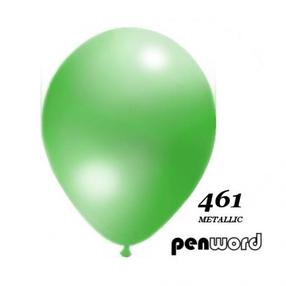 Balionas ovalūs Penword 12" Metalic, žalia sp., 100 vnt.