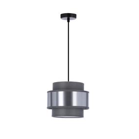 Lampa karināms Candellux Lighting Hare, E27, 1 x 60 W, sudraba krās./pelēka krās.
