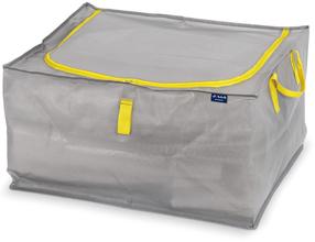 Rūbų maišas Jotta Livin 70L, 55 cm x 45 cm, plastikas, geltona sp./pilka sp.