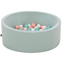 Baseinas su kamuoliukais Kalune Design Bubble Pops, ⌀ 7 cm, balta sp. mėtinė (mint) sp.