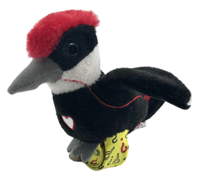 Игрушечное животное птица HAPPY YAPPERS Woodpecker 9385, черный цв.