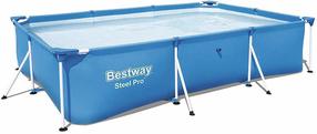 Бассейн, каркасный Bestway Steel Pro, синий цв. 300 см x 201 см x 66 см