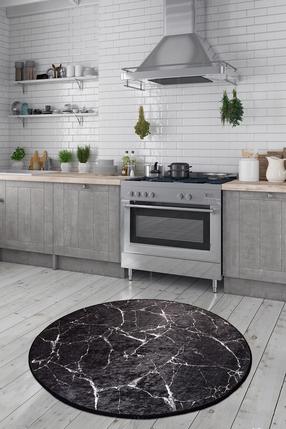 Kilimas Conceptum Hypnose Marble 882CHL1092, balta sp./juoda sp., 140 cm x 140 cm
