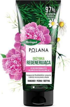 Plaukų kondicionierius Herbapol Polana Chamomile & Peony & Biotin, 200 ml
