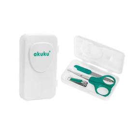 Маникюрный набор для младенцев Akuku, 0 мес., 3 шт., синий цв.