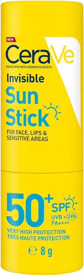 Päevituse hooldusvahend tooted näole/huultele Cerave Invisible SPF50+, 8 g