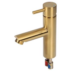 Praustuvo maišytuvas 13.5 x 4.5 x 10.8 cm, aukso matinė (pažeista pakuotė)