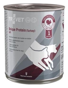 Šlapias kačių maistas Trovet Unique Protein Turkey, kalakutiena, 0.8 kg