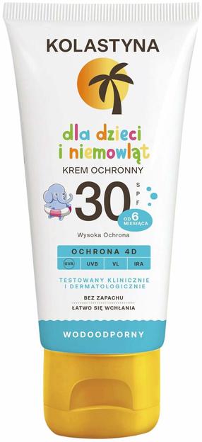 Kremas įdegio priežiūrai kūnui Kolastyna For Children and Babies SPF30, 75 ml