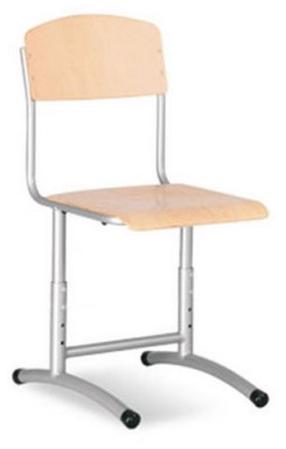 Laste töötool E-273, 50 x 38.2 x 85 cm, pruun v./hõbe v.